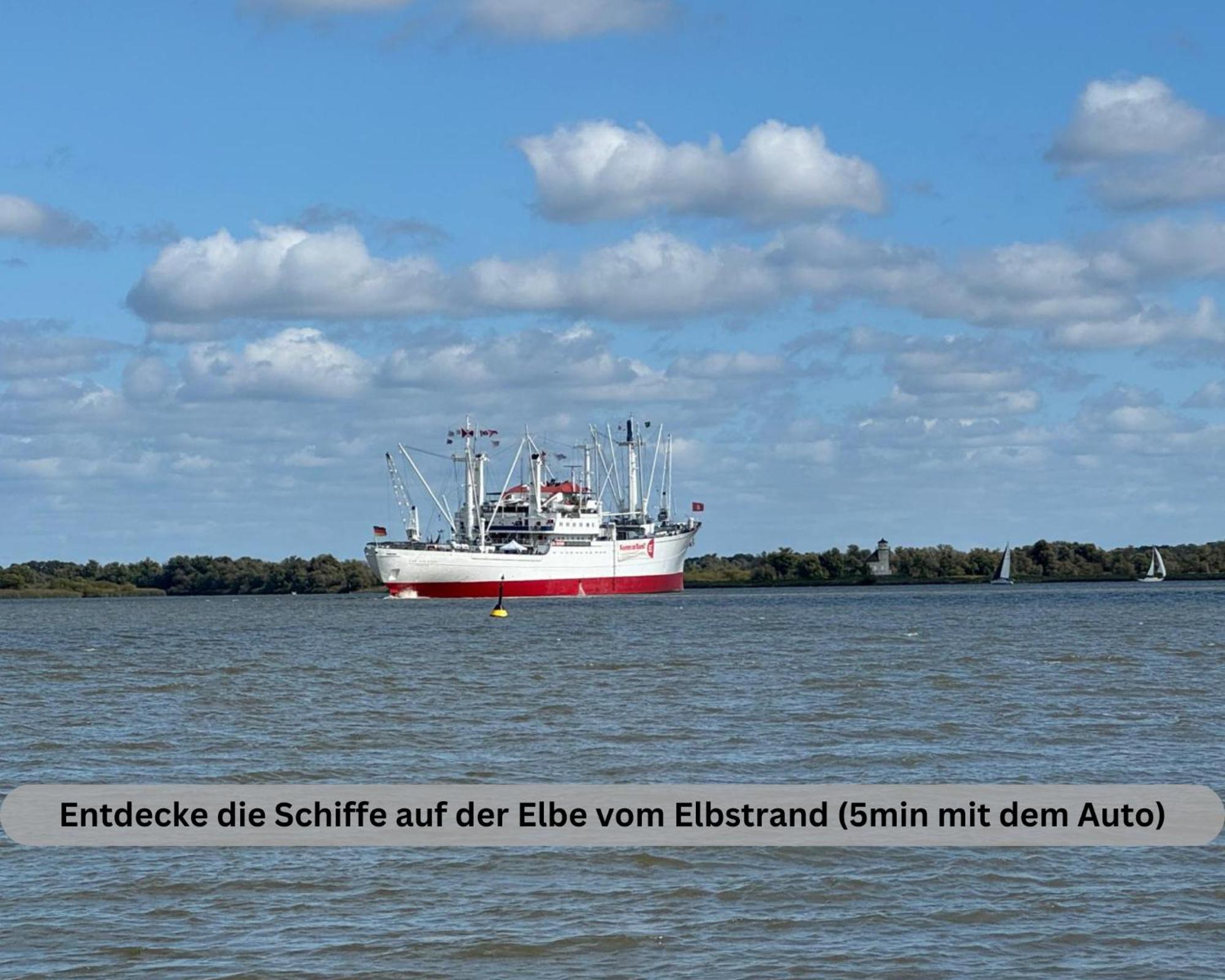 Lodge Of Africa - Einzigartige Themenzimmer, Eingezaeunten Garten, Sauna, Whirlpool & Kamin, Hunde Willkommen, Gasgrill, Voll Ausgestattete Kueche, Grosser Essbereich, Hamburg & Stade In Der Naehe Twielenfleth Eksteriør billede